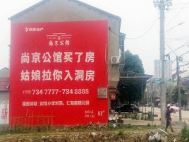 遂昌墙体广告在乡镇、农村市场的媒体优势