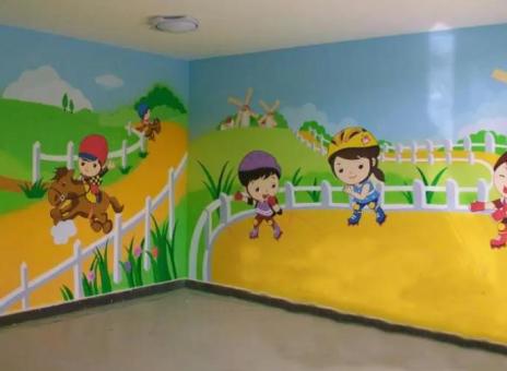 遂昌幼儿园墙体彩绘制作流程及注意事项