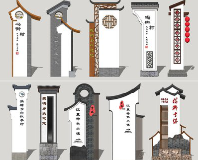 遂昌美丽乡村标识标牌有哪些分类？