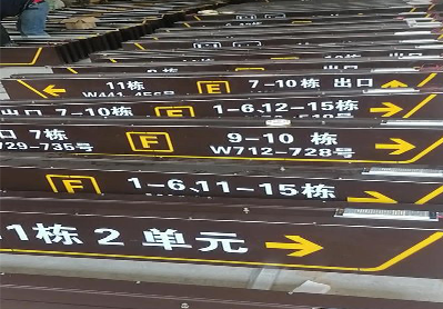 遂昌广告标识中，常见的几种安装方式。